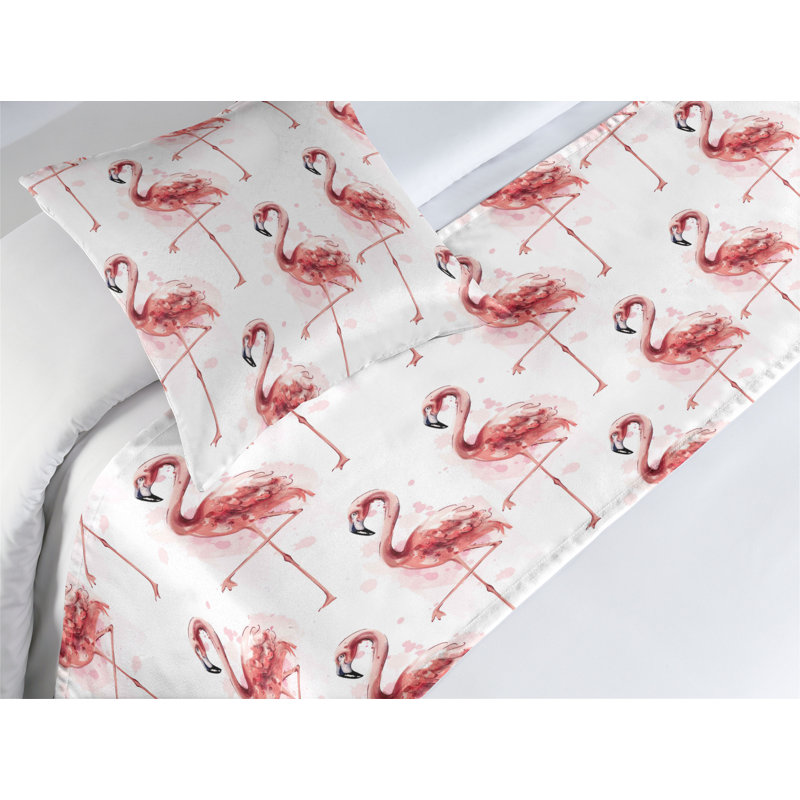 Ensemble de chemin de lit Ambesonne Flamingo