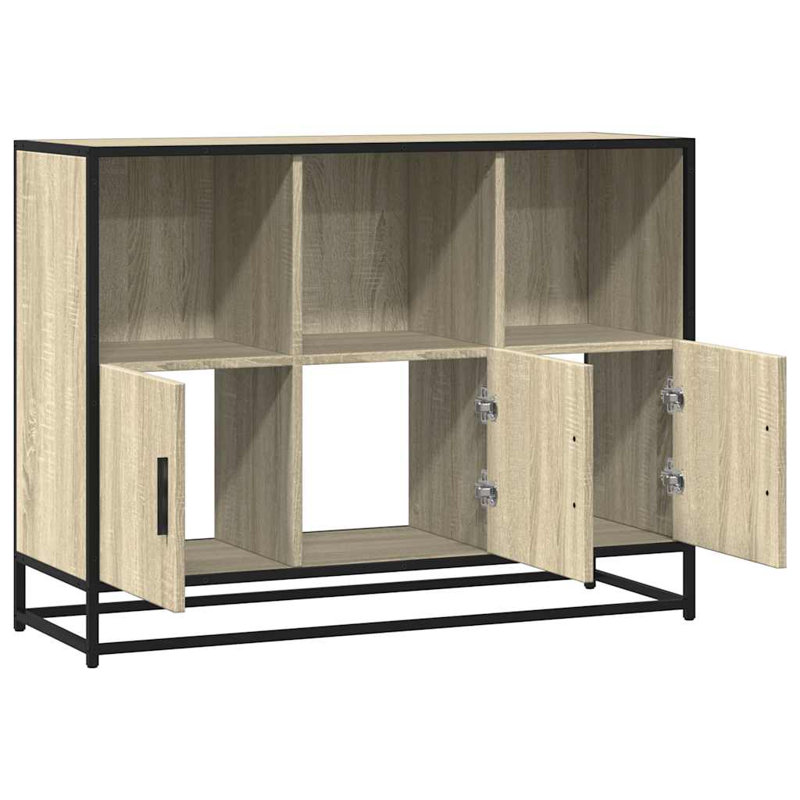Sideboard 100X35x76 Cm Engineered Wood, Sonoma Oak