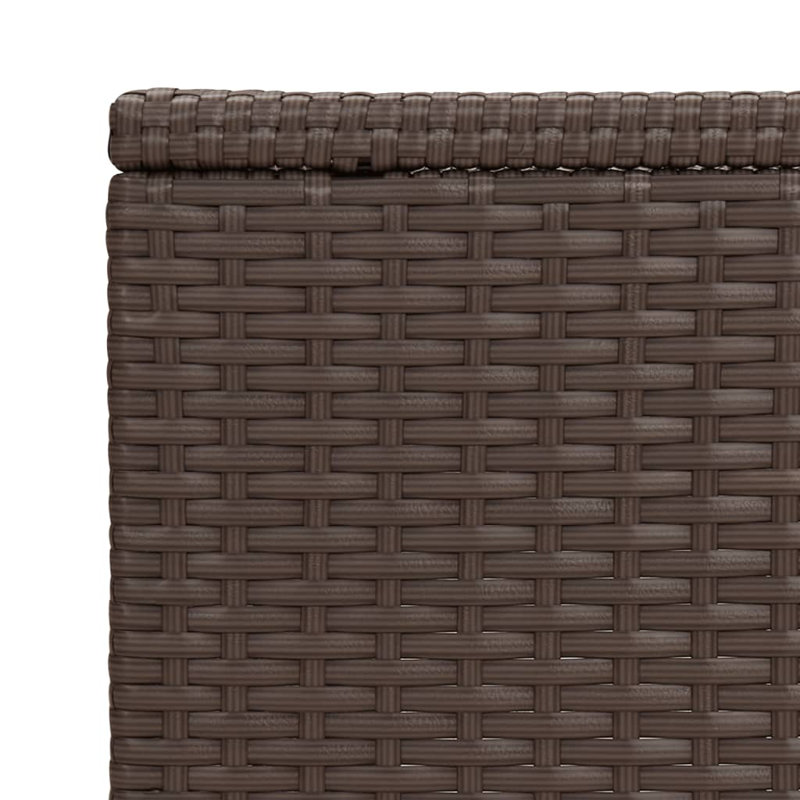 Lieseiene Rectangular 35cm L Outdoor Side Table, Brown