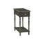 22 po Table de bout longue en placage - Pièce polyvalente pour les petites pièces
