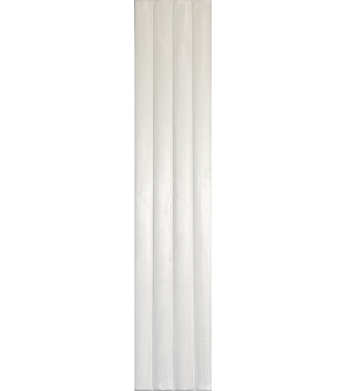 Upholstered PU Leather Wall Panel – CastleCurve Ivory Silk – Pack of 2, Ivory Silk