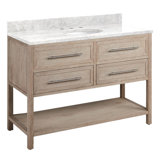 48" Robertson Single Bathroom Vanity Set with Oval Undermount Sink