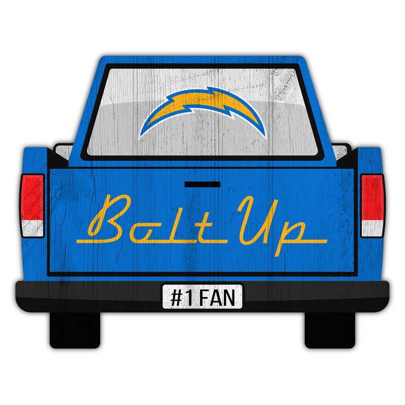 Traditional Entertainment Wall Decor, Los Angeles Chargers