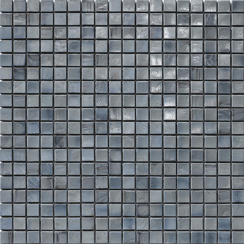 Titanium 3 5/8" x 5/8" Glass Mosaic