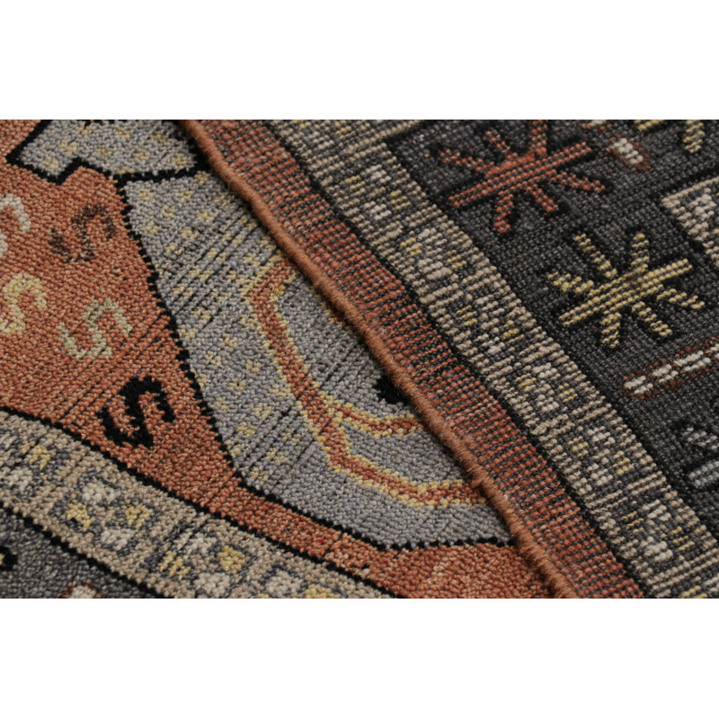 Burano Hand Knotted Wool Animal Print Area Rug, Rectangle 10' x 14'