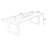 Brown Rectangular Solid Wood Sled Dining Table-1385184759