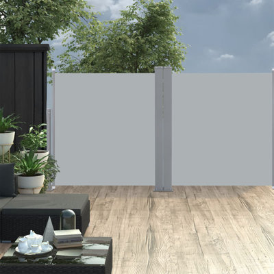 Dakota Fields 6cm W x 0cm D Fabric Cover Motorised Retractable Side Awning