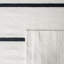 Tapis ivoire / noir en coton tissé à la main Mana-879729367