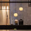 Luminaire suspendu en pierre de marbre Mid Century Modern