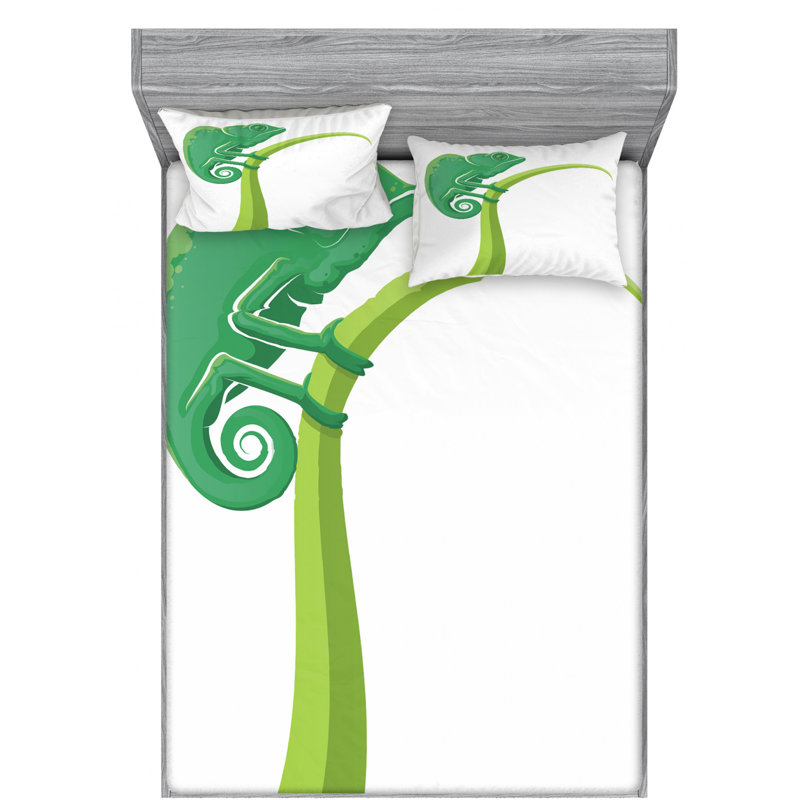 Microfiber Sheet Set, Queen Sheet Set with Fitted Sheet