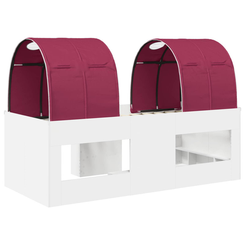 100 X 200cm High Sleepers, White/Red