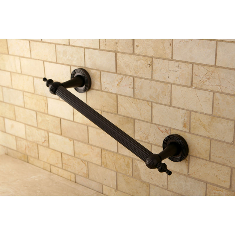 Kingston Brass Templeton 1-Inch O.D Grab Bar, 12" W, Oil Rubbed Bronze