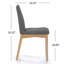 Chaises de salle à manger modernes et minimalistes, ensemble de 2