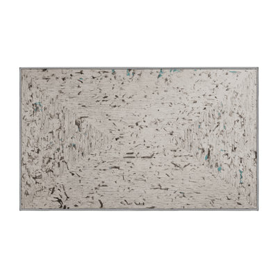 Tapis gris lavable à la machine