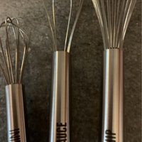 Tovolo Stainless Steel Whisk Whip Kitchen Utensil Bundle - Set of 3 with  Sauce Whisk & Reviews