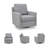 Freybourne Next-Gen Nuvella Swivel Accent Chair-591543630