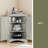 Triangle Bathroom Storage Cabinet With Adjustable Shelves-634098479
