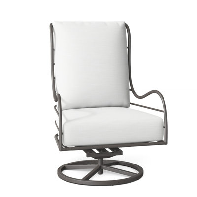 Carmel Aluminum Swivel Rocker - Slate Grey