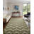 Green | Beige Wool Handmade Geometric Hand Knotted Rectangle Indoor Area Rug-525691994