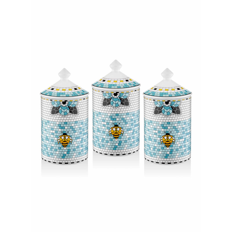 Stoneware Canister - Set of 3
