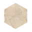 Marbre hexagonal, marbre naturel, pour mur, finition texturée en bois franc, marbre cannelé 3D, pierre naturelle, marbre véritable, marbre véritable, 1 boîte de 12 pièces