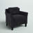 Lourdez 33.9" Curved Arm Tufted Back Armchair-1935560597