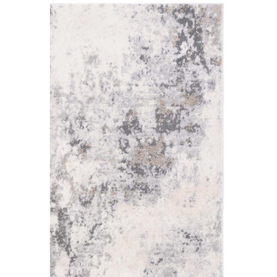 Tapis gris / ivoire Branscum