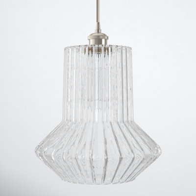 Montrose Single Light Glass Dimmable Pendant