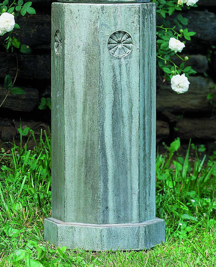 Weather Resistant Concrete Abstract Pedestal Campania International 