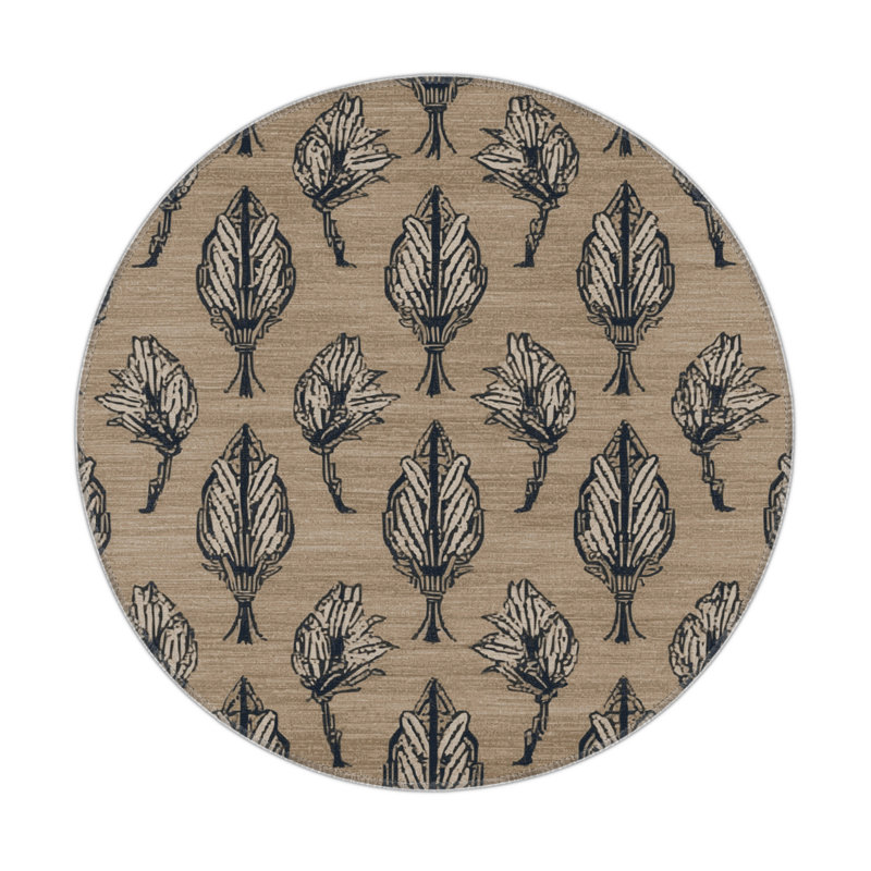 Tapis intérieur et extérieur ArtDeco, Rond 5 pi