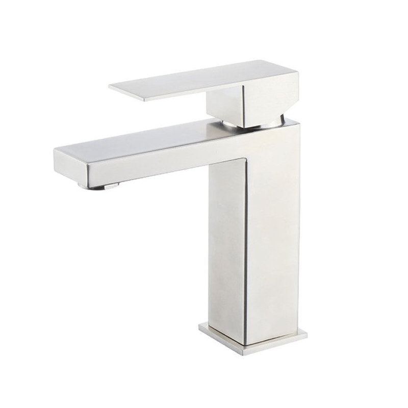 Robinet de salle de bain Trova, Nickel brossé
