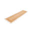 Tapis uni en jute tressé festonné-974502845