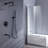 Concealed Complete Shower System with Rough-In Valve Rain Shower Heads with Bathtub Faucet-85420382