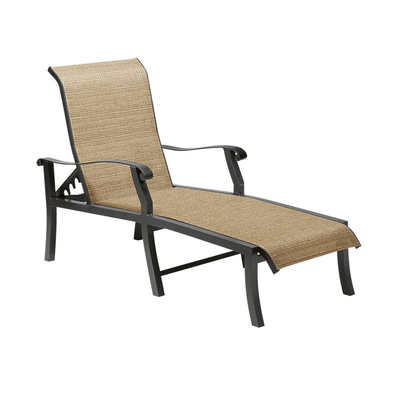 Sling Adjustable Chaise Lounge, Porcelain, Oyster
