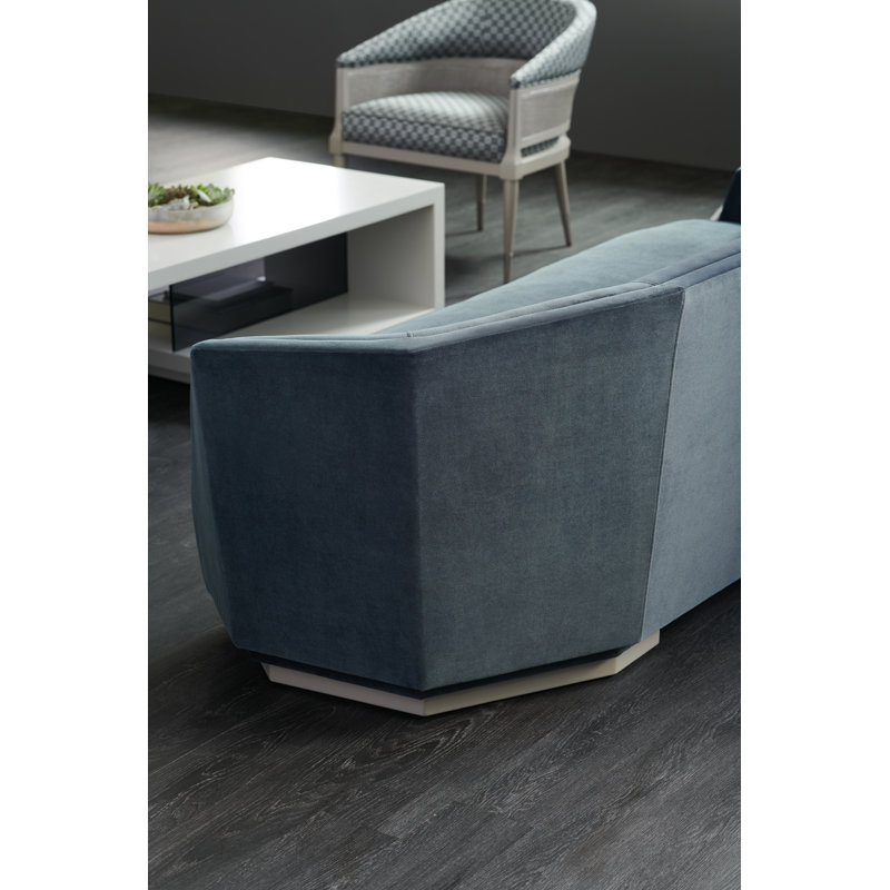 Modern Expressions Velvet Sofa