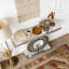 Table console avec miroir et miroir