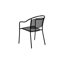 Fauteuil de patio intérieur / extérieur en acier à dossier rond Oia-20394778