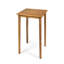 Table de salle à manger 26 po carrée en bois d'acacia à hauteur de comptoir pour l'intérieur et l'extérieur