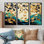 Addileigh - Ensemble d'art mural feuilles
