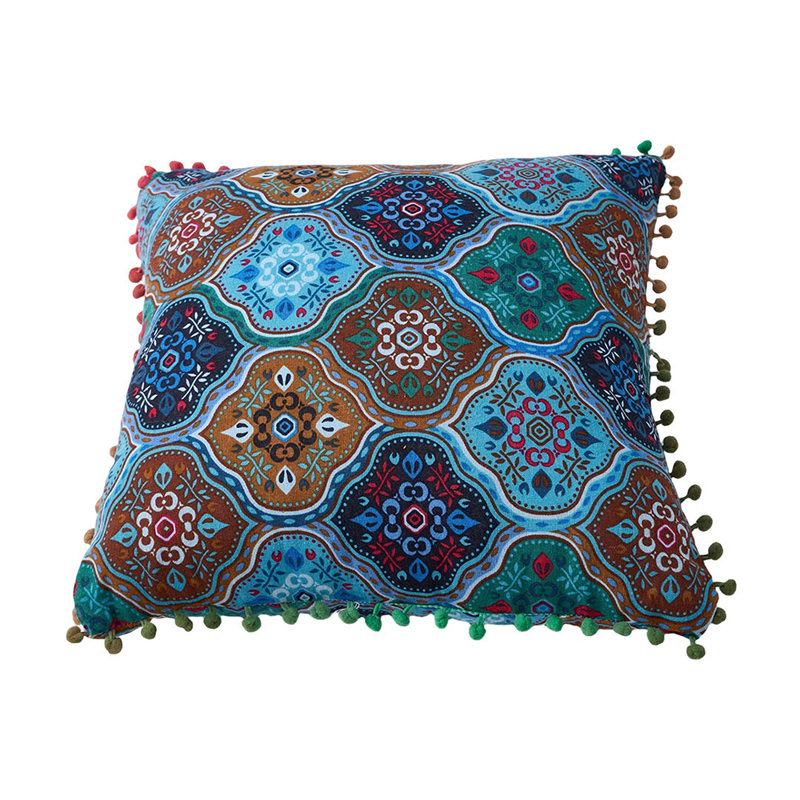 Blue Backrest Cushion