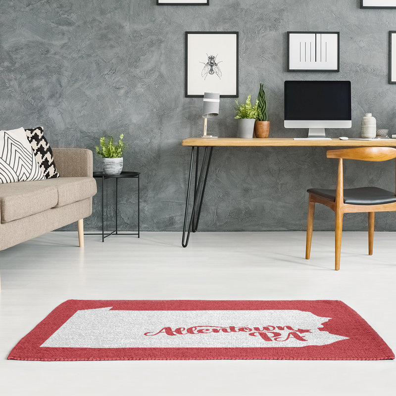Tapis de zone rouge allentown pennsylvanie, Rectangle 5 pi x 7 pi