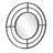 Maxia Metal Round Mirror
