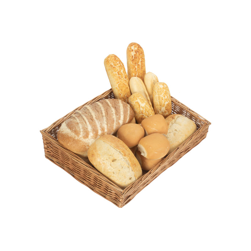 Willow Flat Display Tray Basket, Large