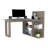 Jayleanna L-Shaped Computer Desk-1071680749