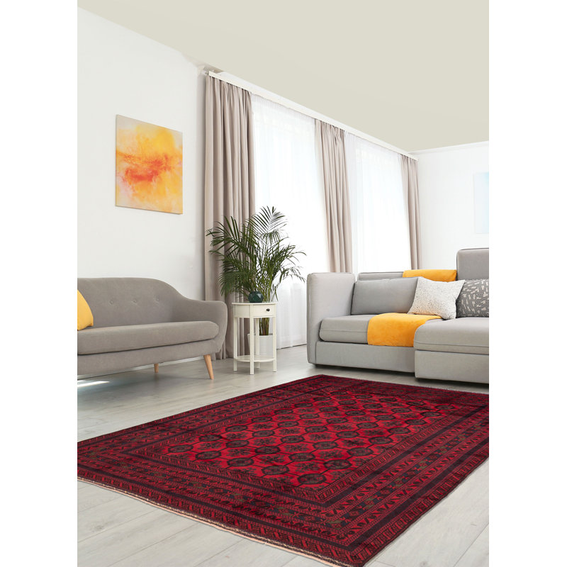 Teimani Red Rug 6'6" x 9'6"