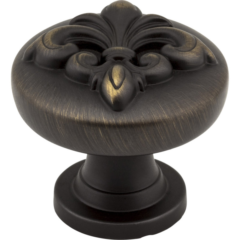 Lafayette Mushroom Knob, Antique Brushed Satin Brass