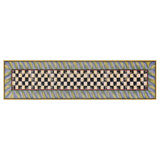 Courtly Check Purple & Green 2'6" X 10' Washable Runner