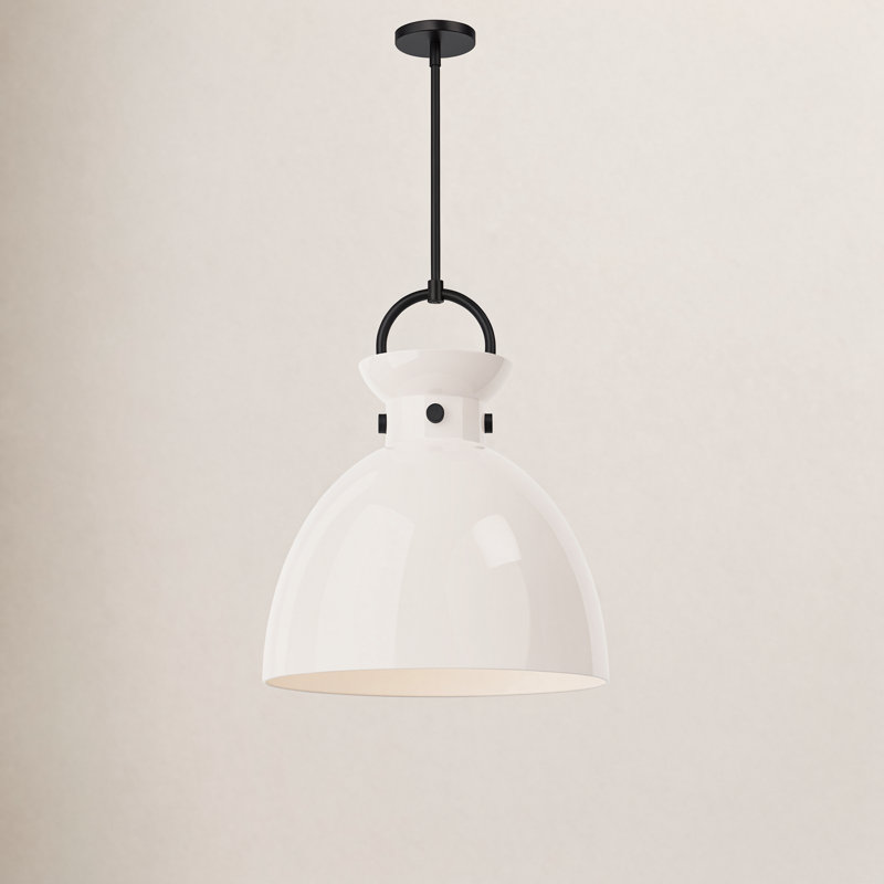 Tinka 1 - Light Single Pendant, Matte Black, 21.75" H x 18" W x 18" D