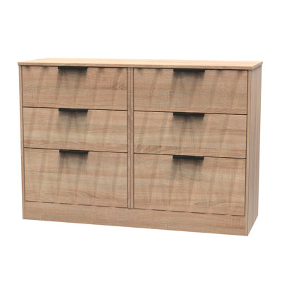 Besmir 6 Drawer Wide Chest (Ready Assembled)