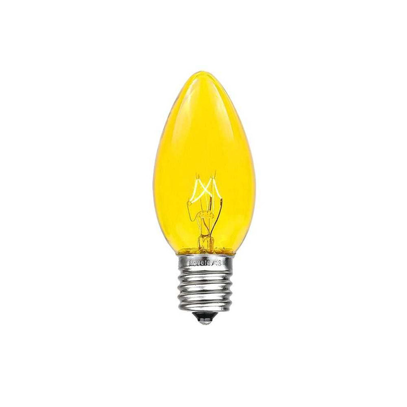 Lampe de noël 25 lumières de chaîne, Jaune